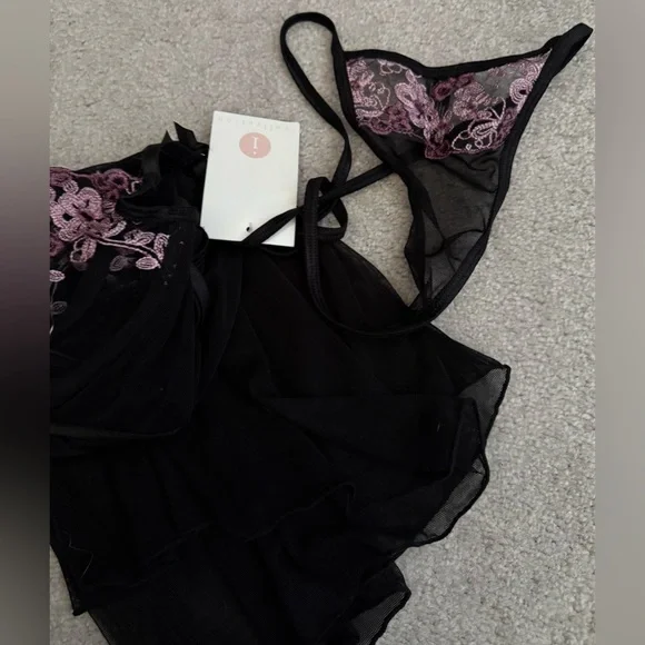 I collection Pink and Black Lingerie - Picture 6 of 6